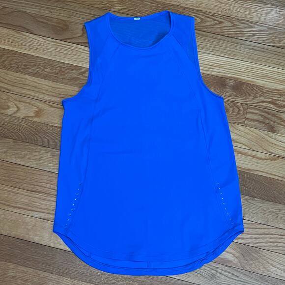 Lululemon Sculpt Tank Cerulean Blue est Size 4 - Picture 3 of 6